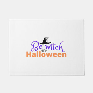 Sei Hexe in Halloween-Shirt für Halloween Fußmatte