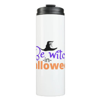 Sei Hexe in Halloween-Shirt für Halloween Thermosbecher