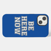 Sei Hier Jetzt iPhone Hülle (Rückseite (Horizontal))