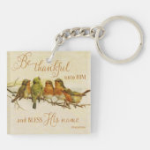 Sei Ihm dankbar und segne seinen Namen Schlüsselanhänger (Rückseite)