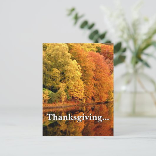 Sei Ihm Psalm 100 dankbar Postkarte (Stehend Vorderseite)