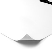 Sei im Peach Funny Fruit Pub Poster (Ecke)