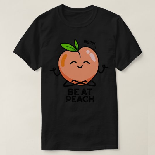 Sei im Peach Funny Fruit Pub T-Shirt (Design vorne)