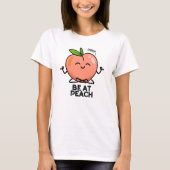 Sei im Peach Funny Fruit Pub T-Shirt (Vorderseite)
