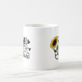 "Sei immer dein Sonnenschein" Sonnenblumenangebot Kaffeetasse (Mittel)