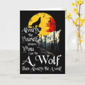 Sei immer du selbst, es sei denn, du kannst ein he karte (Gelbe Blume)