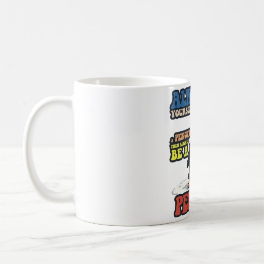 Sei immer du selbst kaffeetasse (Links)