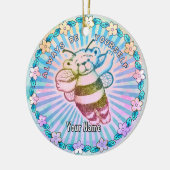 Sei immer du selbst keramik ornament (Links)