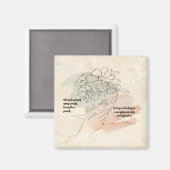 Sei immer du selbst magnet (Vorderseite/Rückseite)