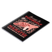 Sei immer du selbst, Manat, Tierschmuck Notizblock (Linke Seite)