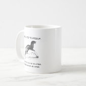 Sei immer du selbst oder ein Otter Lustig Kaffeetasse (Vorderseite Links)