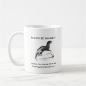 Sei immer du selbst oder ein Otter Lustig Kaffeetasse (Links)