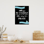 Sei immer du selbst... poster (Küche)