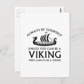 Sei immer du selbst postkarte (Vorne/Hinten)