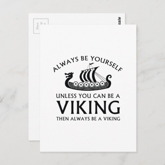 Sei immer du selbst postkarte (Vorne/Hinten)