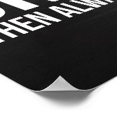 Sei immer du selbst. Wenn du kein Drache sein kann Poster (Ecke)