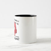 Sei immer du selbst, wenn du nicht Drache sein kan Zweifarbige Tasse (Mittel)