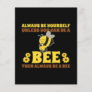Sei immer ein Bee-Geschenk  Süße Biene zum Muttert Flyer