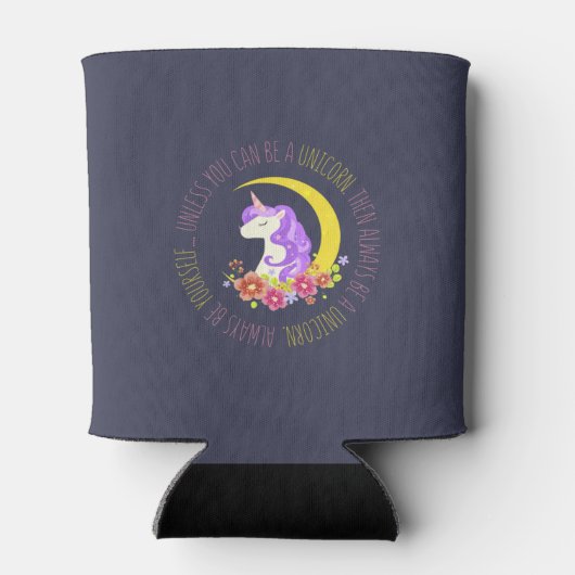 Sei immer ein Einhorn Dosenkühler (Rückseite)