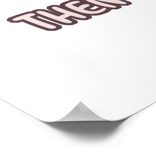 Sei immer ein Raccoon Poster (Ecke)