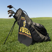 Sei immer eine Biene Golfhandtuch (Gras)