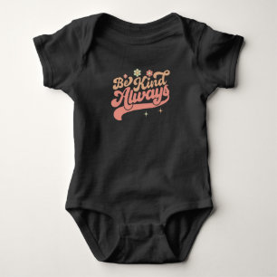 Sei immer freundlich baby strampler