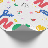 Sei Immer Freundlich Geschenkpapier (Ecke)