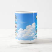 Sei Immer Freundlich Herz-Tasse Kaffeetasse (Mittel)