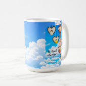 Sei Immer Freundlich Herz-Tasse Kaffeetasse (VorderseiteRechts)