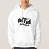 Sei immer freundlich hoodie (Vorderseite)