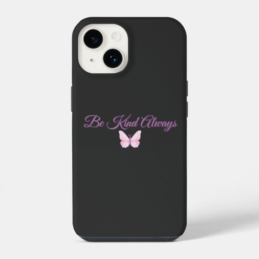 Sei immer freundlich 💖 iPhone hülle (Rückseite)