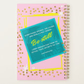 Sei immer noch alles hört Spiralplaner rosa Gold Planer (Rückseite)