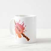 Sei inspirierend kaffeetasse (Vorderseite Links)