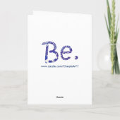 Sei. inspiriert liebte sich Grußkarten Karte (Rückseite)