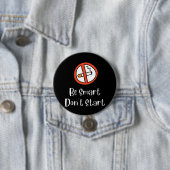 Sei intelligent, fang nicht an button (Beispiel)