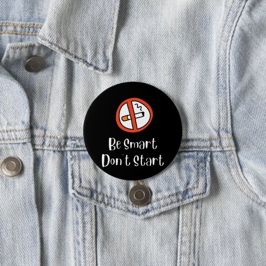 Sei intelligent, fang nicht an button (Beispiel)