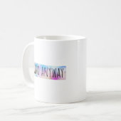 Sei irgendwie nett kaffeetasse (Vorderseite Links)