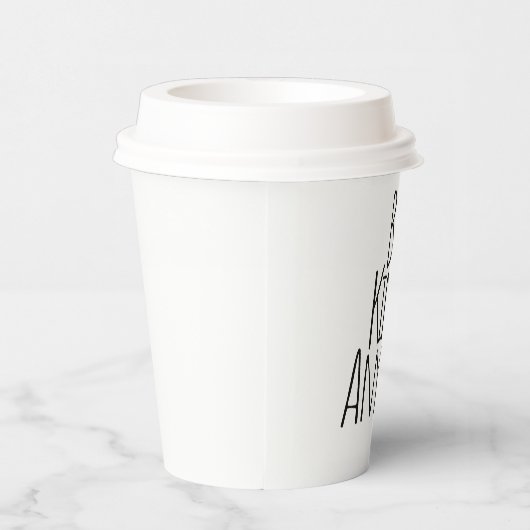 Sei irgendwie nett pappbecher (Rechts)