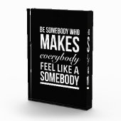 Sei jemand, der jedem das Gefühl gibt, Fotoblock (Rechts)