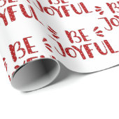 SEI JOYFUL Text in Polka Dots Geschenkpapier (Rolleneckpunkt)