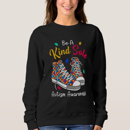 Sei K Ind Sole Autismus Awareness R Ainbow Tr Endy Sweatshirt (Vorderseite)
