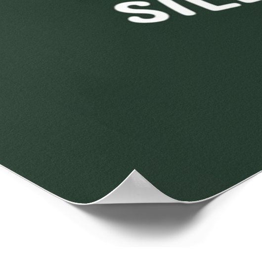 Sei kein Albernes Gänse, kein Albernes Gänse Poster (Ecke)