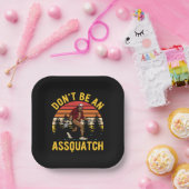Sei kein Arschloch Pappteller (Party)