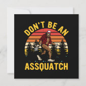 Sei kein Assquatch (Rückseite)