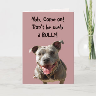 Sei kein Bully-Get-Well-Card Karte