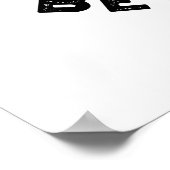 Sei kein Drag Be a Dragon Funny Reptile Pun Poster (Ecke)