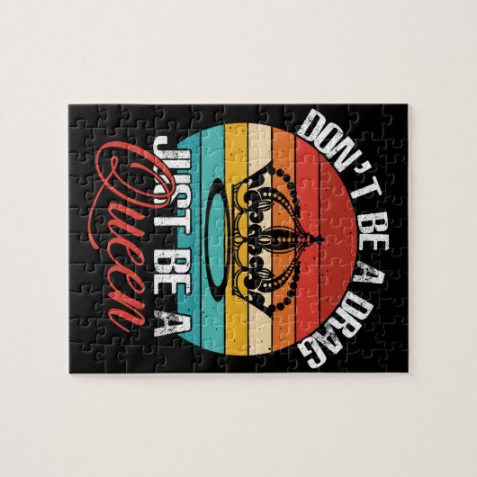 Sei kein Drag-Jigsaw-Puzzle Puzzle (Horizontal)