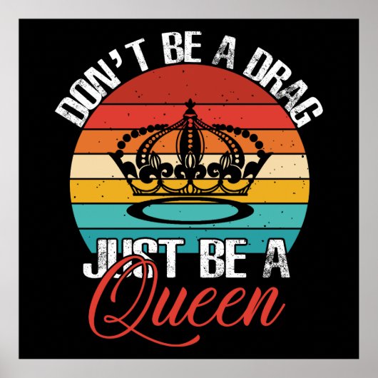 Sei kein Drag Poster (Vorne)