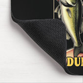 Sei kein dummer B Lustiger Fischfang Mousepad (Ecke)