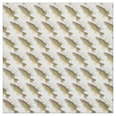 Sei kein dummes Bass Funny Fishing Zitat Stoff (Muster)